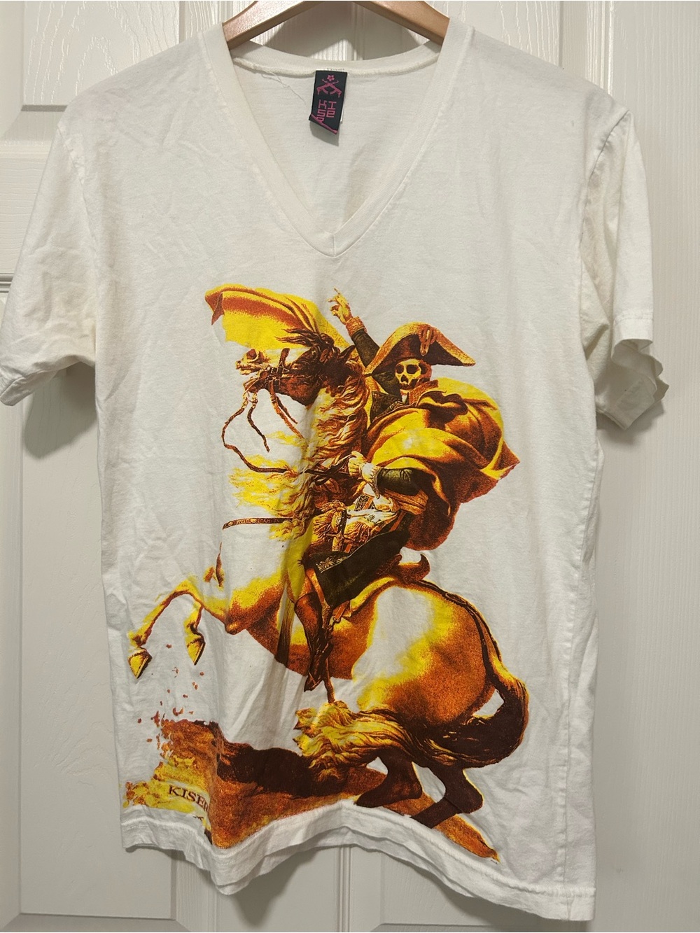 Vintage Kiser NY Napoleon Graphic V-neck  M